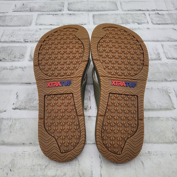 NWB Xtratuf Auna Flip Flop Sandals Olive Women's Size 7 - Picture 2 of 3